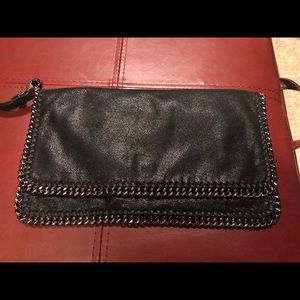 Stella McCartney Falabella large clutch. 10 inches